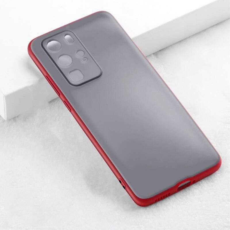 Hoesje Huawei P40 Pro Rood Zwart X-Level Mat