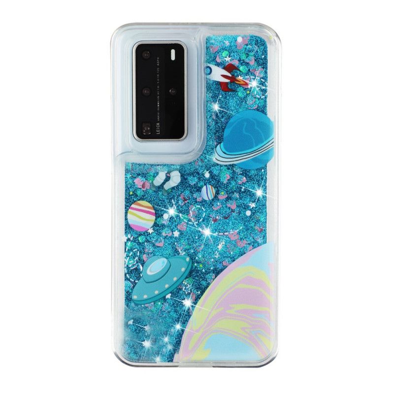 Hoesje Huawei P40 Pro Telefoonhoesje Glitterruimte