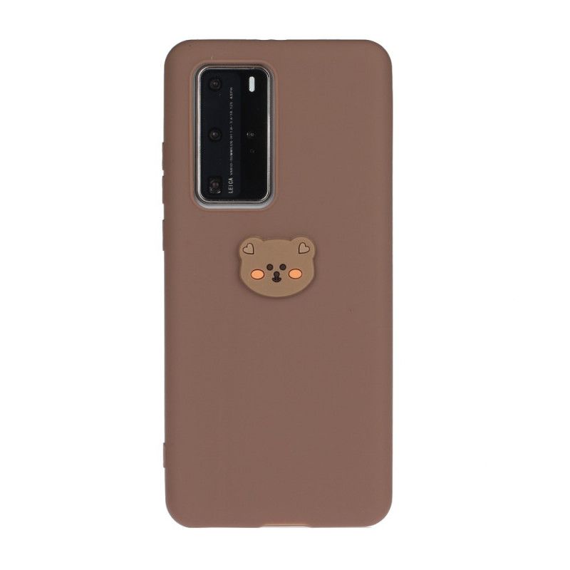 Hoesje Huawei P40 Pro Telefoonhoesje Ik Hou Van Je. Mijn Teddybeer