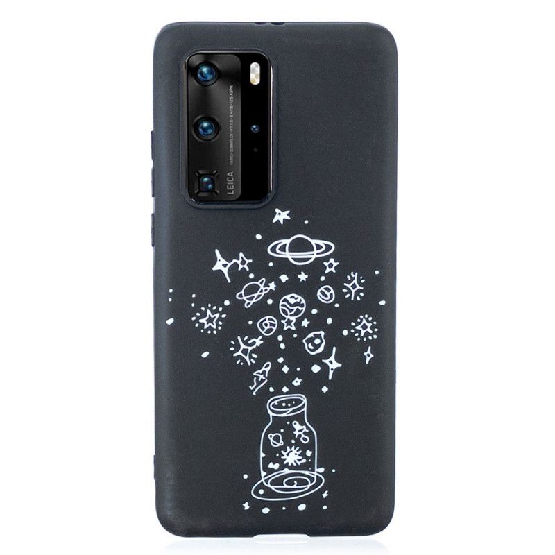 Hoesje voor Huawei P40 Pro Flexibele Siliconen Graphics