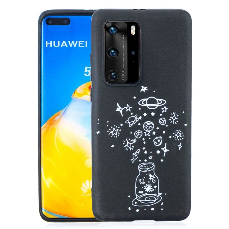 Hoesje voor Huawei P40 Pro Flexibele Siliconen Graphics