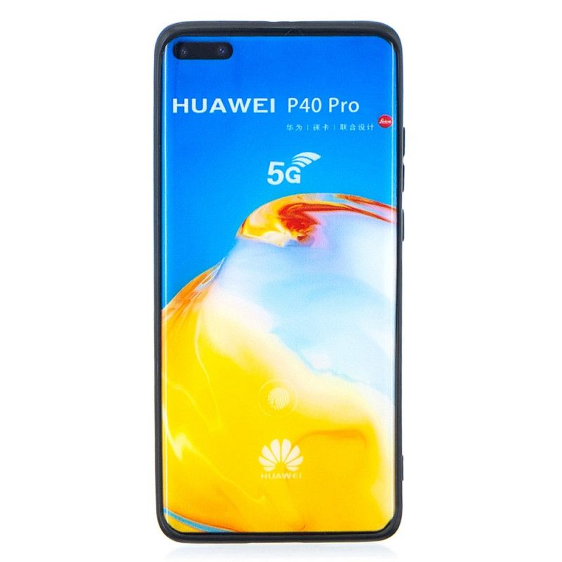 Hoesje voor Huawei P40 Pro Flexibele Siliconen Graphics