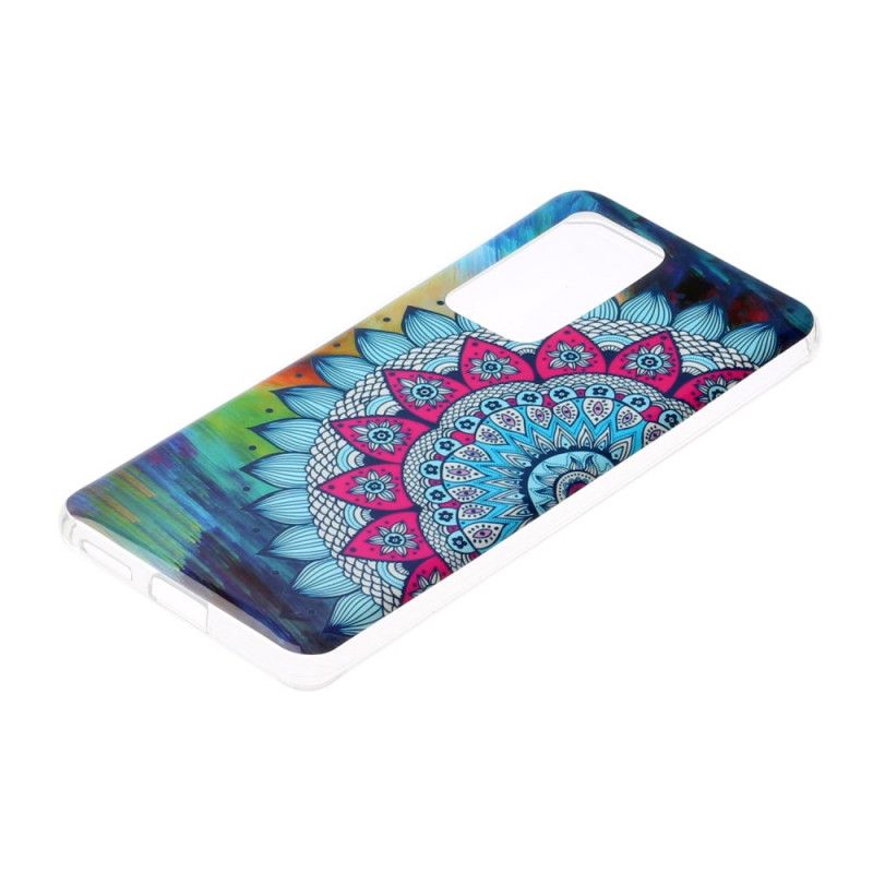 Hoesje voor Huawei P40 Pro Fluorescerende Mandala-Uil