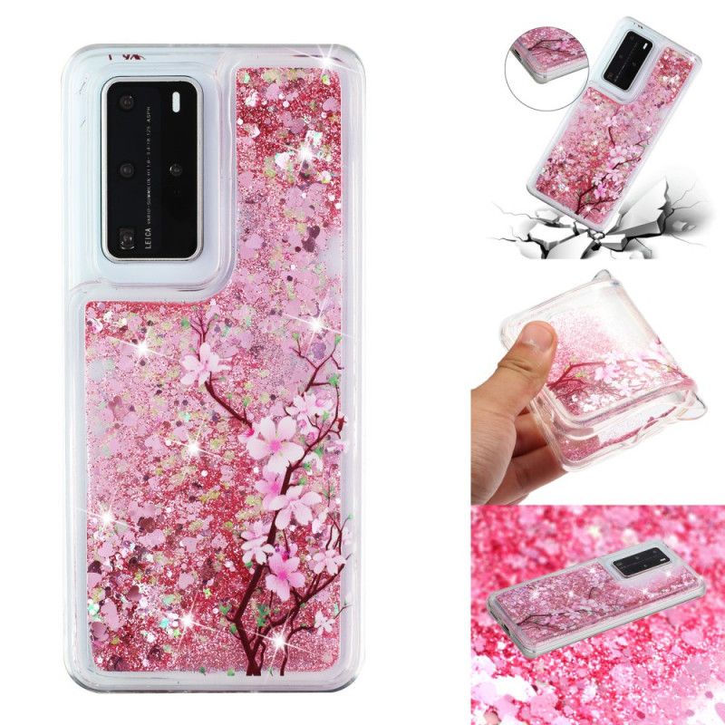 Hoesje voor Huawei P40 Pro Glitterboom