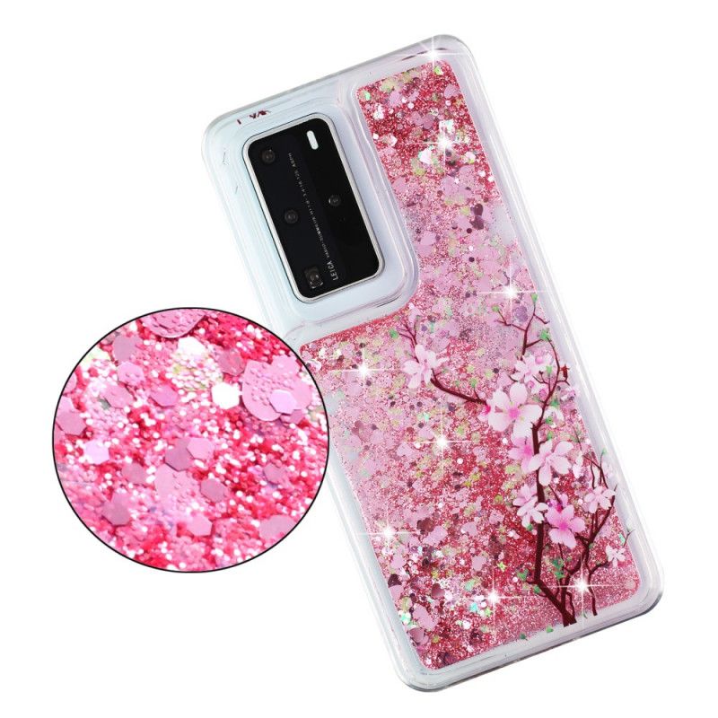 Hoesje voor Huawei P40 Pro Glitterboom