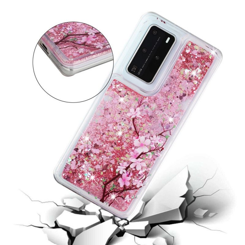 Hoesje voor Huawei P40 Pro Glitterboom