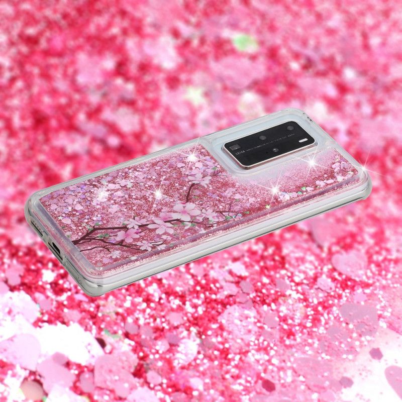 Hoesje voor Huawei P40 Pro Glitterboom