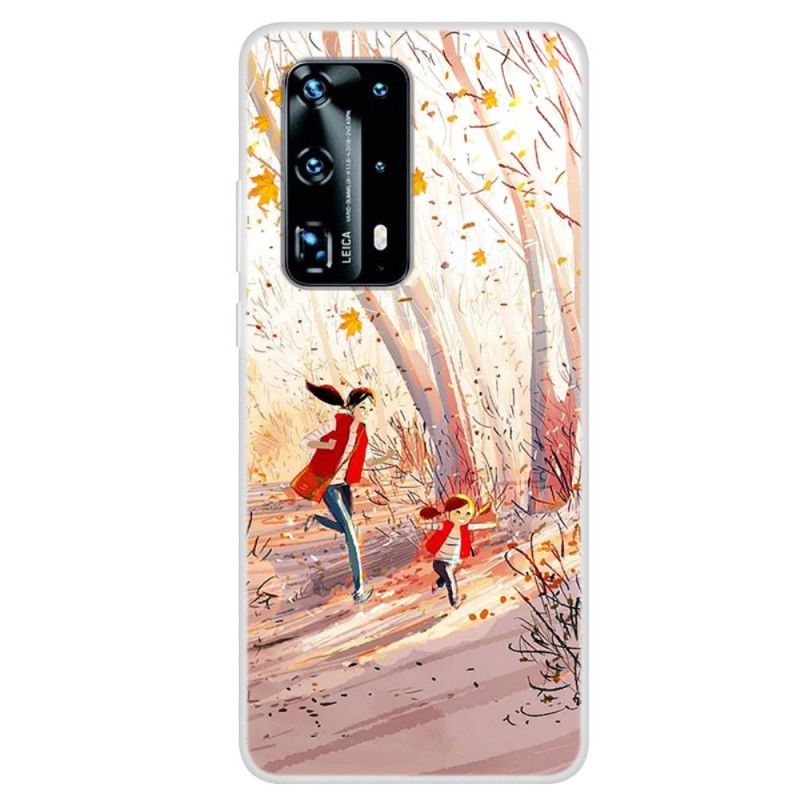 Hoesje voor Huawei P40 Pro Herfstlandschap