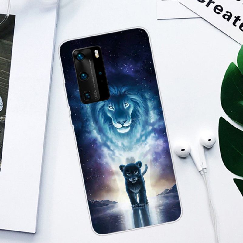 Hoesje voor Huawei P40 Pro Leeuwenwelp