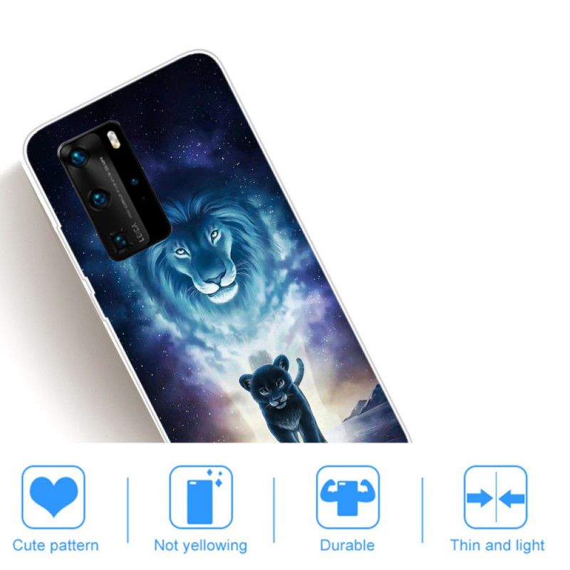 Hoesje voor Huawei P40 Pro Leeuwenwelp