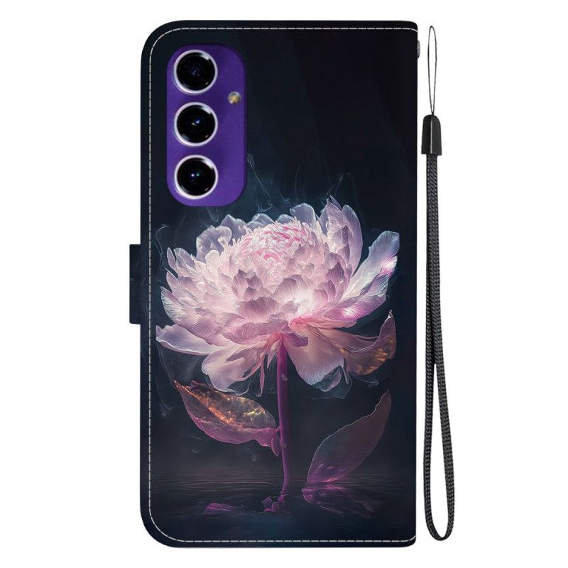 Bescherming Hoesje Samsung Galaxy A16 5g Violette Pioenroos