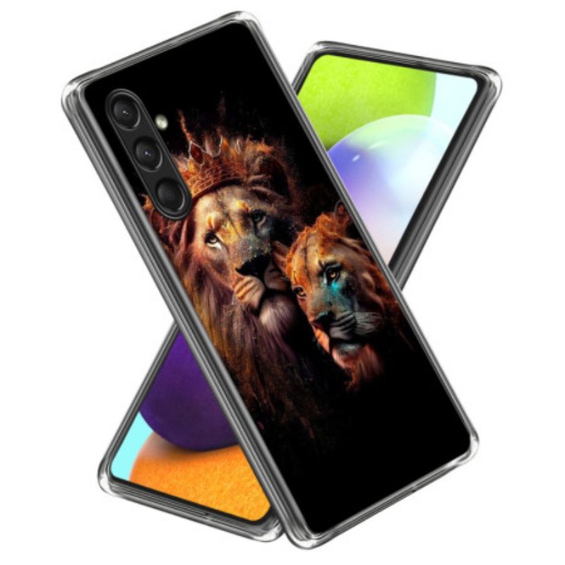 Case Hoesje Samsung Galaxy A16 5g Telefoonhoesje Siliconen Leeuwen