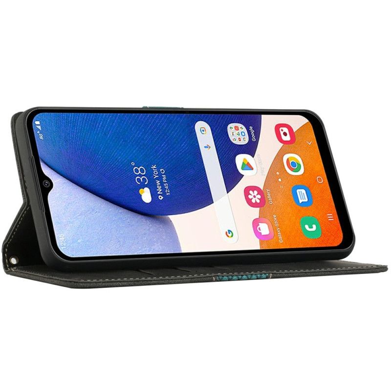 Flip Case Leren Samsung Galaxy A16 5g Bandfries