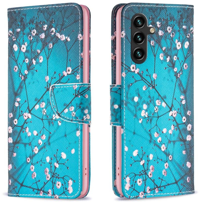 Folio-hoesje Samsung Galaxy A16 5g Pruimenbloesems