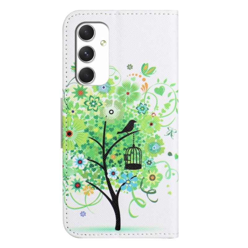 Folio-hoesje Samsung Galaxy A16 5g Telefoonhoesje Groene Boom