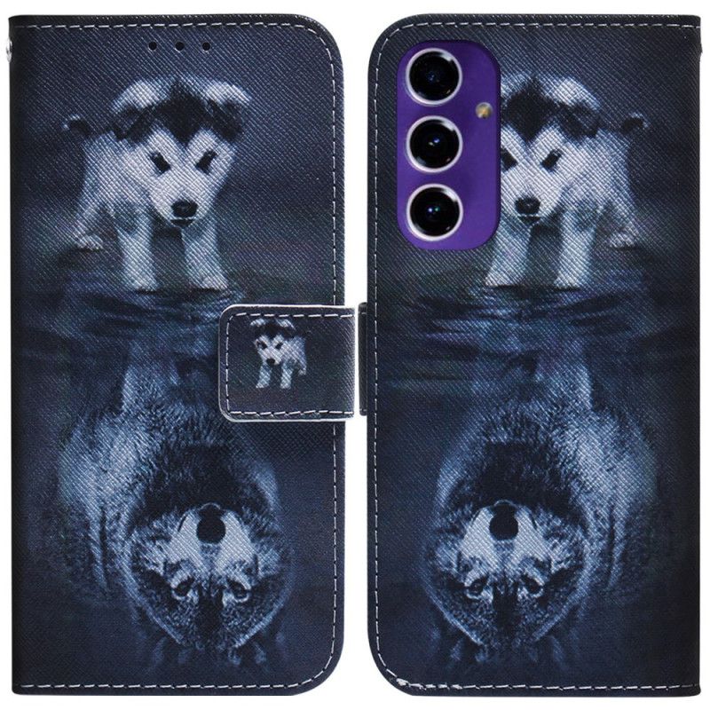 Folio-hoesje Samsung Galaxy A16 5g Telefoonhoesje Puppydroom