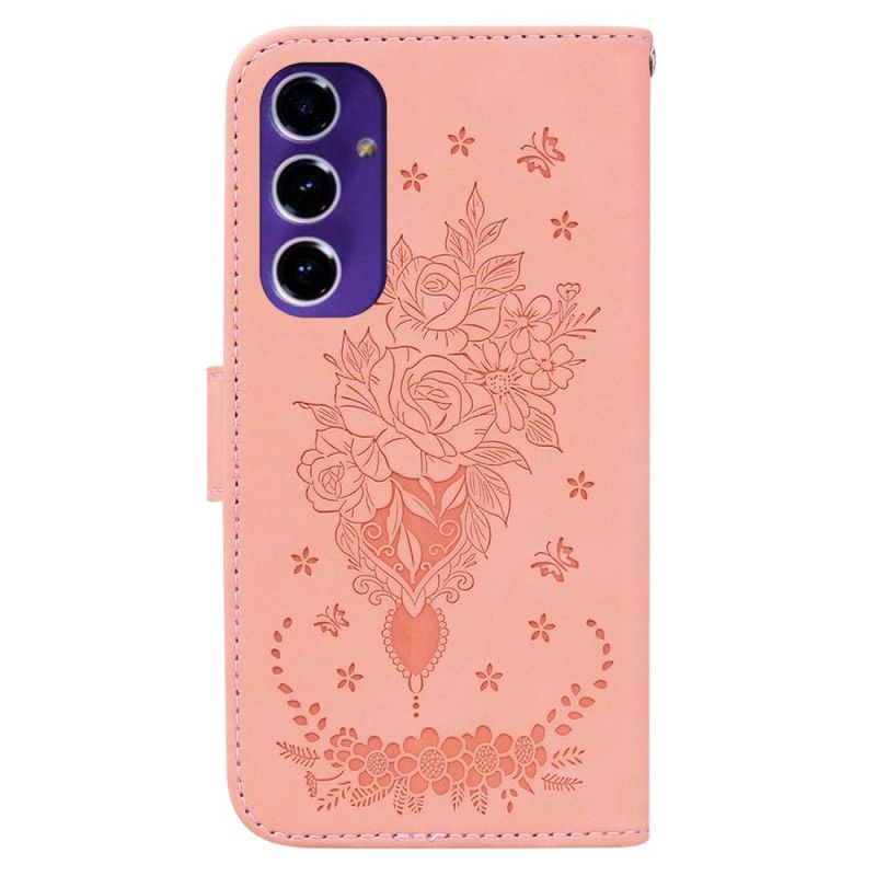 Folio-hoesje Samsung Galaxy A16 5g Telefoonhoesje Rozen