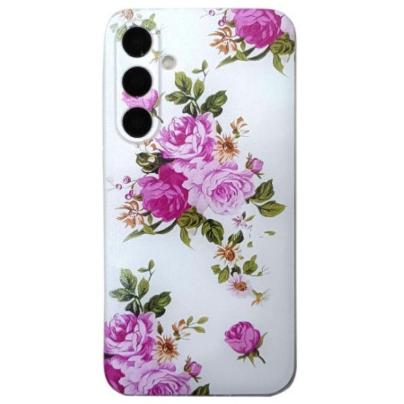 Hoesje Samsung Galaxy A16 5g Elegant Bloemmotief