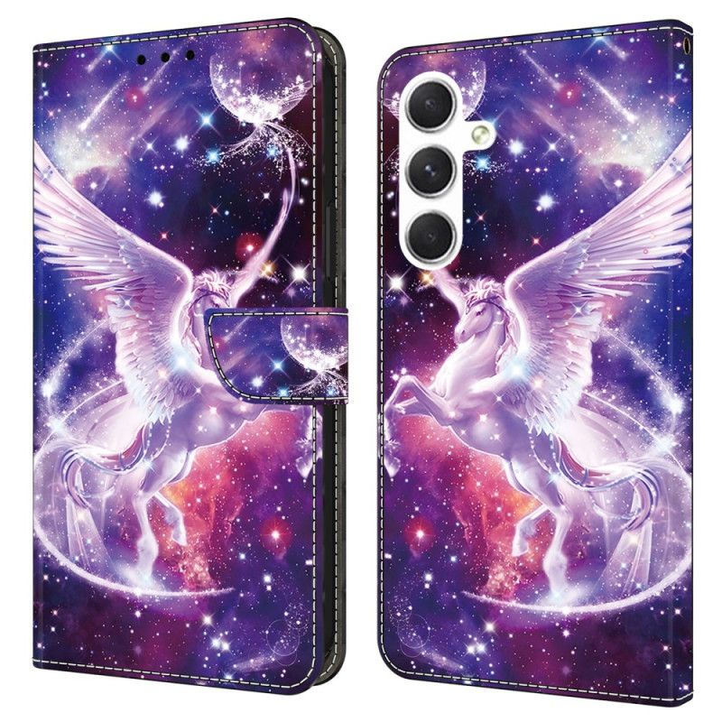 Leren Hoesje Samsung Galaxy A16 5g Kosmisch Paard Bescherming Hoesje