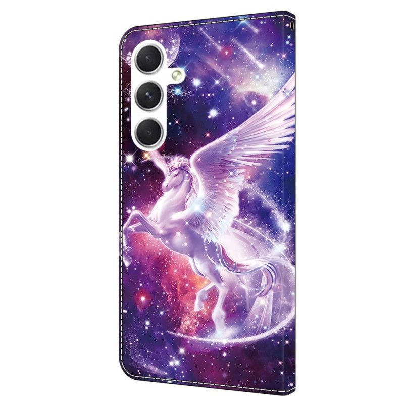 Leren Hoesje Samsung Galaxy A16 5g Kosmisch Paard Bescherming Hoesje