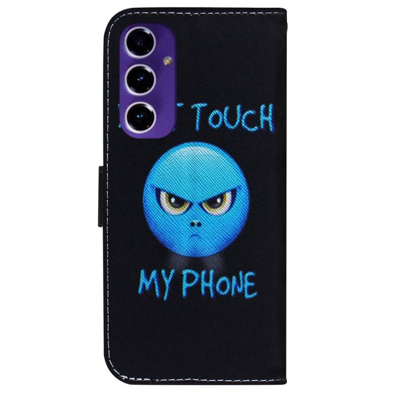 Leren Hoesje Samsung Galaxy A16 5g Telefoon-emoji Bescherming Hoesje