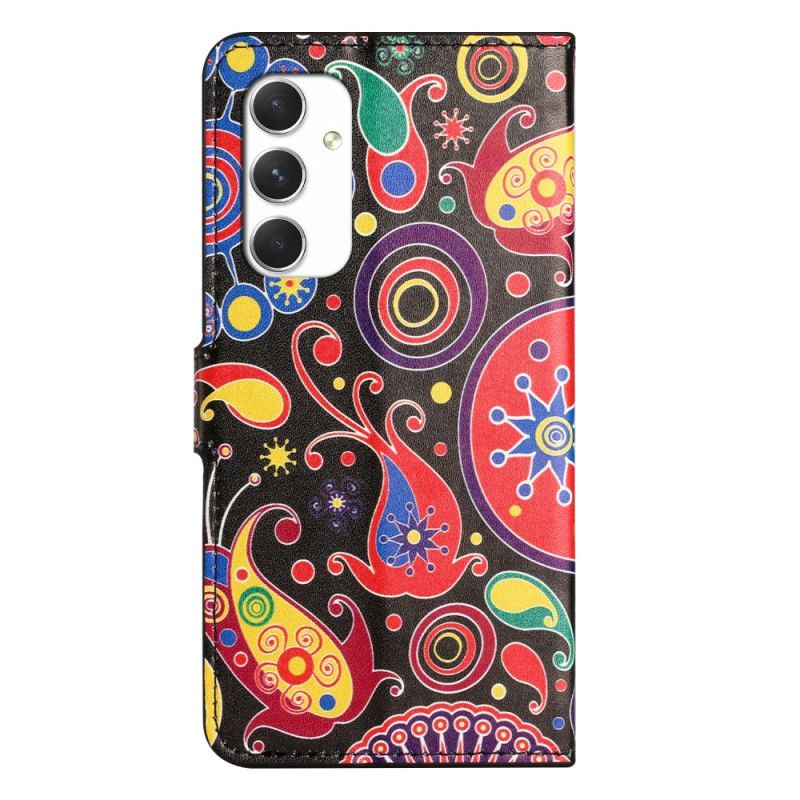 Leren Hoesje Voor Samsung Galaxy A16 5g Galaxy-patroon