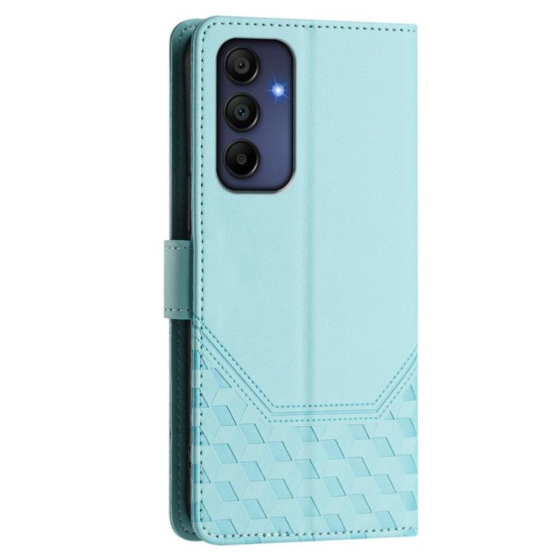 Leren Hoesje Voor Samsung Galaxy A16 5g Honingraatpatroon