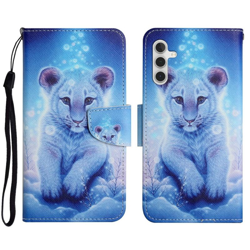 Leren Hoesje Voor Samsung Galaxy A16 5g Luipaardpatroon