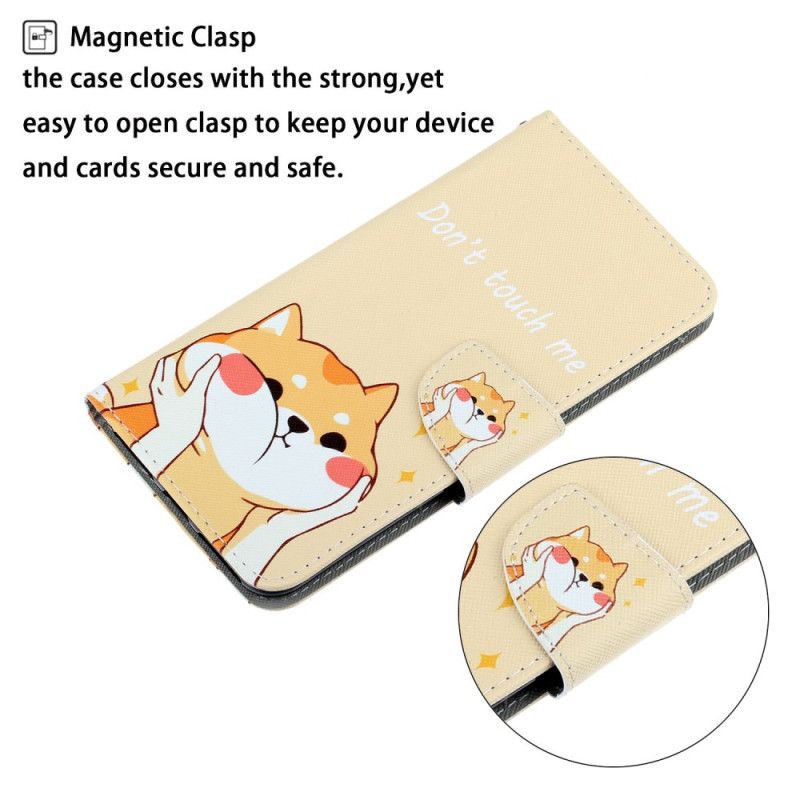 Leren Hoesje Voor Samsung Galaxy A16 5g Shiba Inu