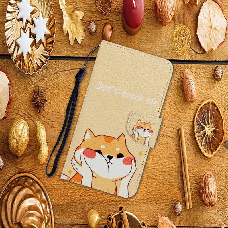 Leren Hoesje Voor Samsung Galaxy A16 5g Shiba Inu