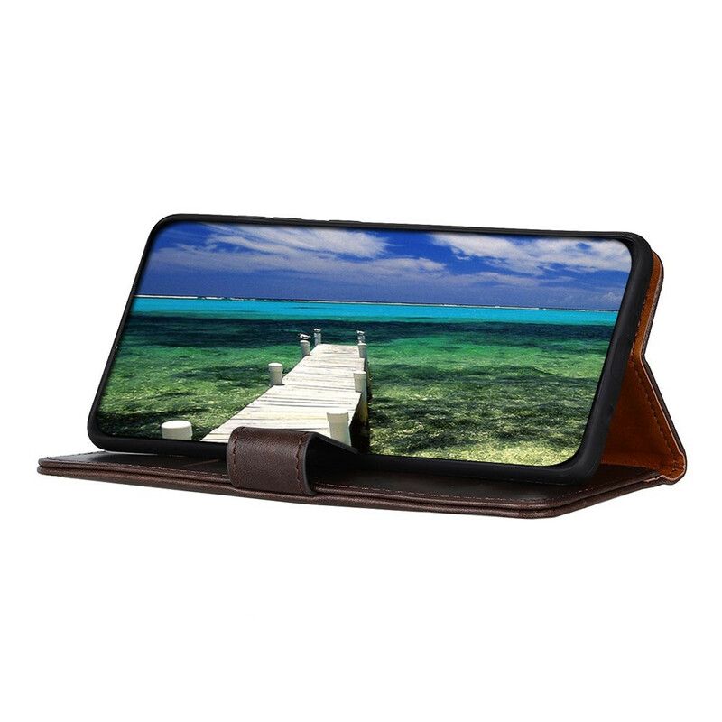 Flip Case Leren Asus Zenfone 8 Khazneh Elegantie Leerstijl