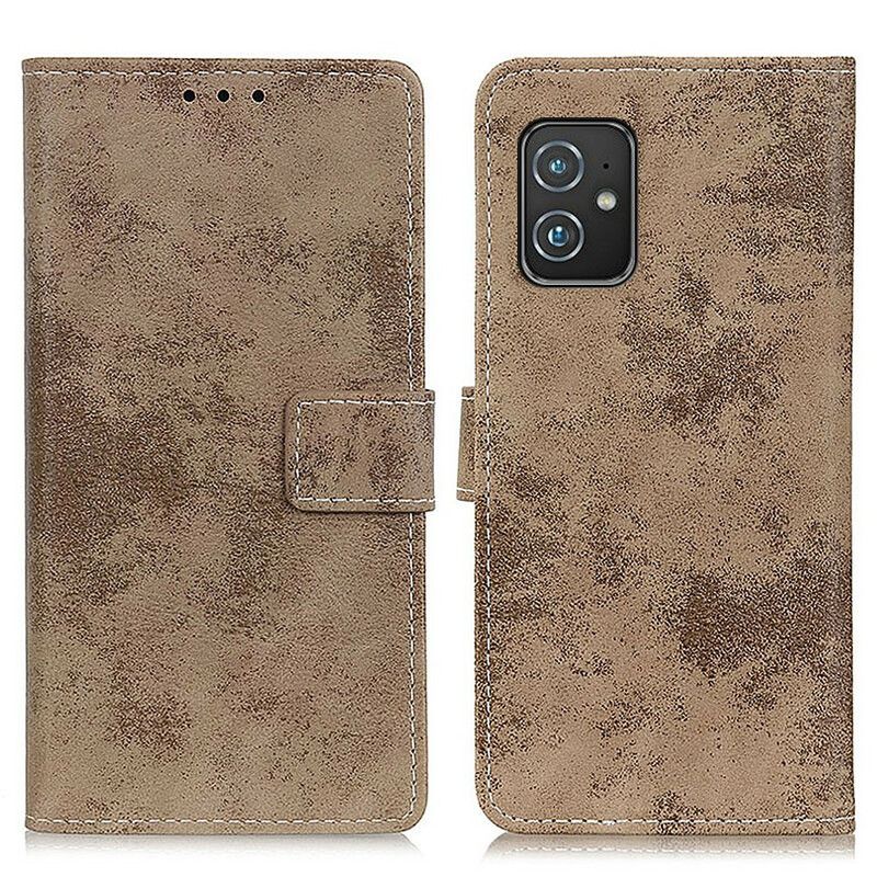 Flip Case Leren Asus Zenfone 8 Vintage Kunstleer