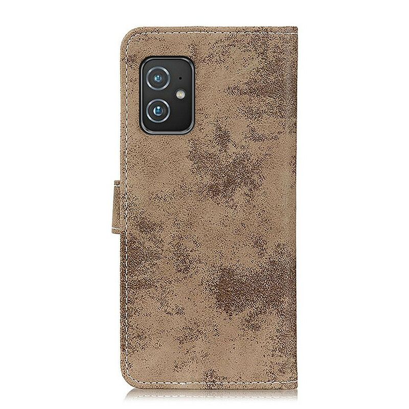 Flip Case Leren Asus Zenfone 8 Vintage Kunstleer