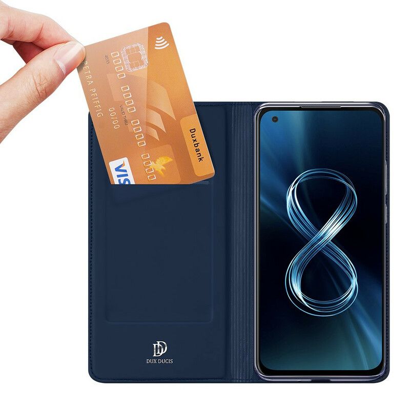 Folio-hoesje Asus Zenfone 8 Skin Pro Dux Ducis