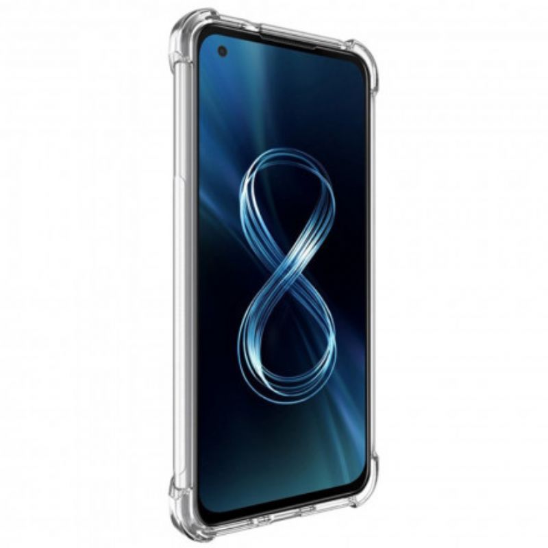 Hoesje Asus Zenfone 8 Transparant Zijdeachtig Imak