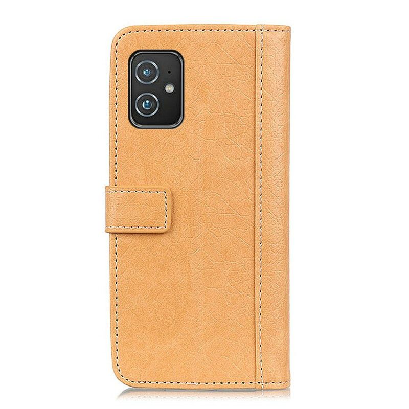 Leren Hoesje Voor Asus Zenfone 8 Kunstleer Neushoorn Stijl