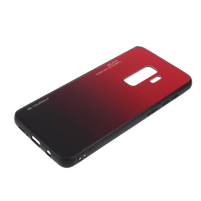 Cover Hoesje Samsung Galaxy S9 Plus Groen Rood Telefoonhoesje Gegalvaniseerde Kleur