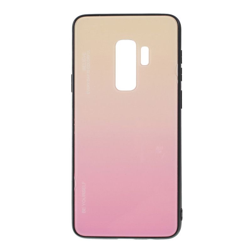 Cover Hoesje Samsung Galaxy S9 Plus Groen Rood Telefoonhoesje Gegalvaniseerde Kleur