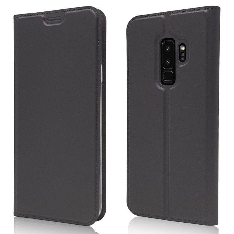 Folio-hoesje Samsung Galaxy S9 Plus Geïntegreerde Sluiting In Leerstijl