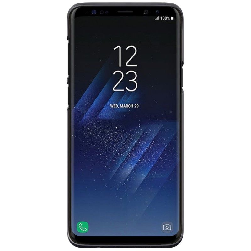 Hoesje voor Samsung Galaxy S9 Plus Zwart Stijve Frosted Nillkin