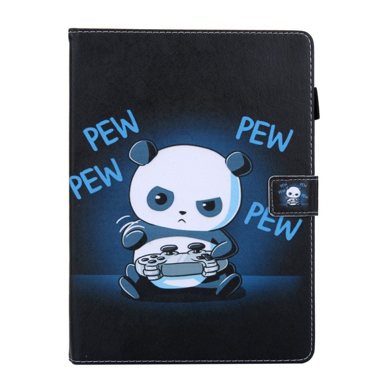 Cover Folio-hoesje iPad Pro 11" (2018) (2020) Wit Zwart Telefoonhoesje Afdruk Van De Panda-Serie