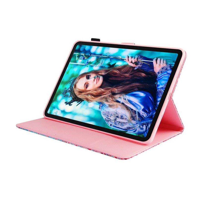 Leren Hoesje iPad Pro 11" (2018) (2020) Bloemen