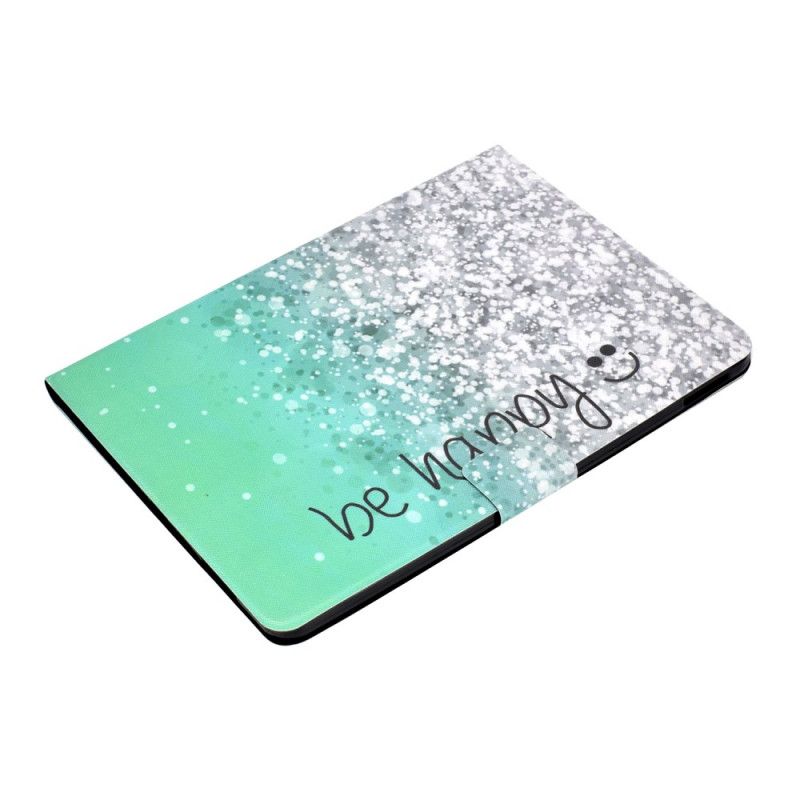 Leren Hoesje iPad Pro 11" (2018) (2020) Glitter Wees Blij