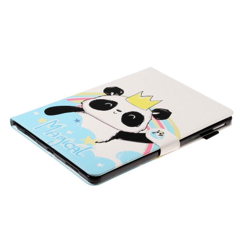 Leren Hoesje iPad Pro 11" (2018) (2020) Telefoonhoesje Panda Met Kroon