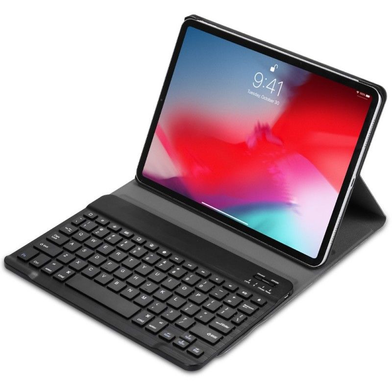 Leren Hoesje voor iPad Pro 11" (2018) (2020) Goud Zwart Met Afneembaar Bluetooth-Toetsenbord