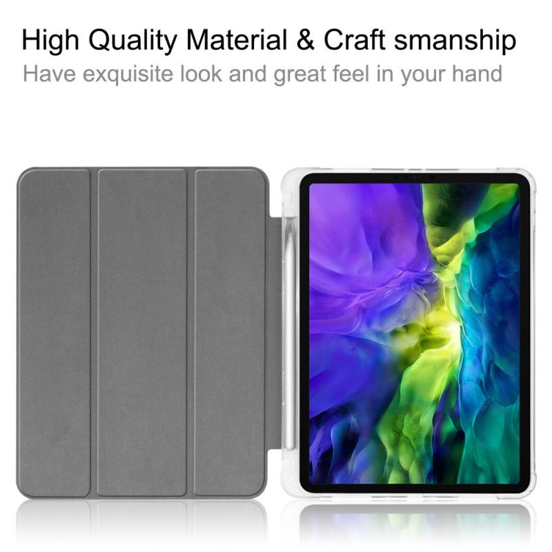 Smartcase iPad Pro 11" (2018) (2020) Grijs Zwart Potloodhouder