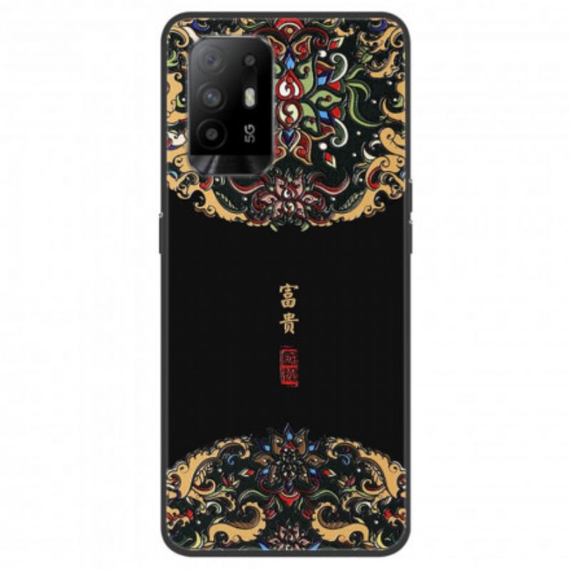 Hoesje Voor Oppo A94 5g Mandala Aziatisch Ontwerp