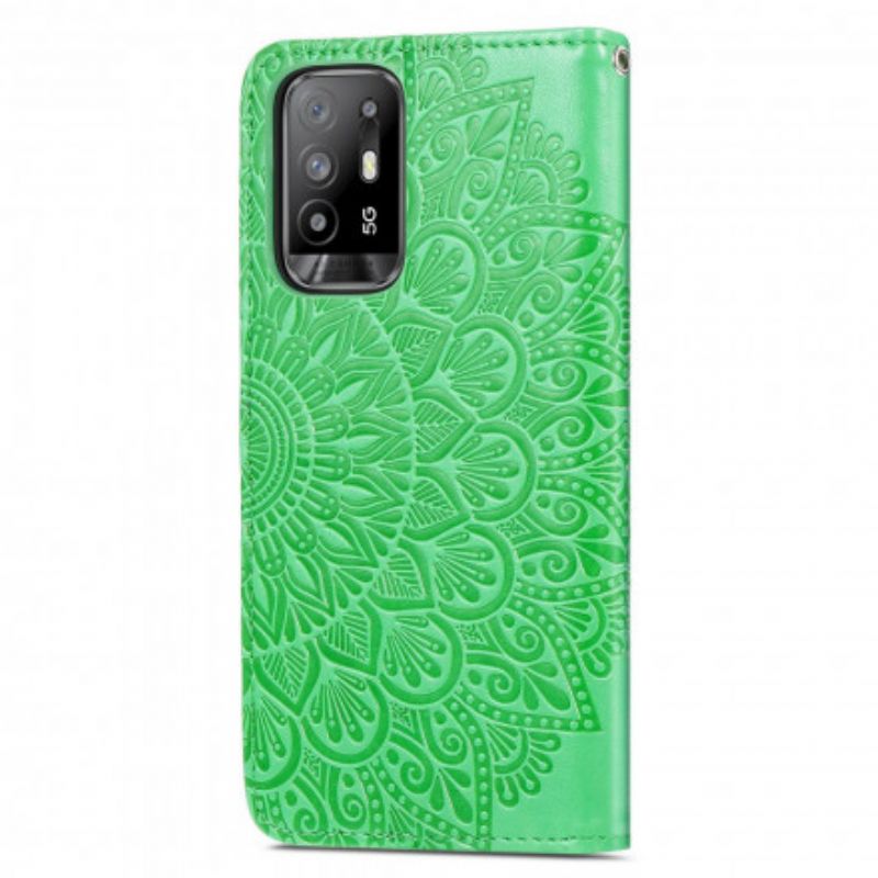 Leren Hoesje Oppo A94 5g Stammenbladeren