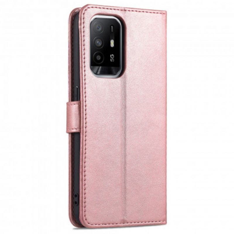 Leren Hoesje Voor Oppo A94 5g Azns Leereffect