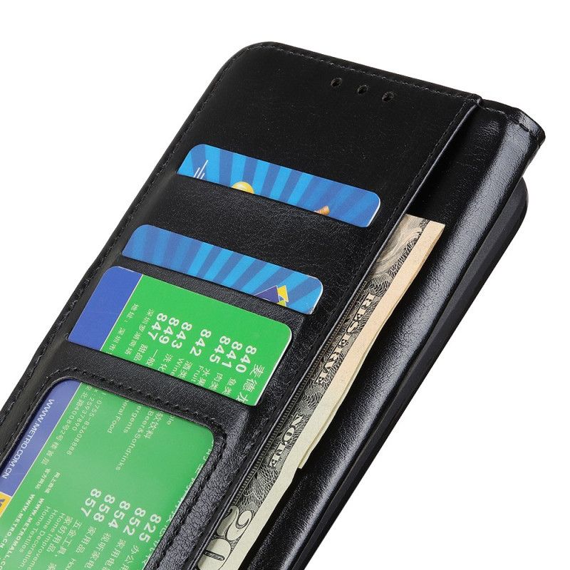 Leren Hoesje Voor Motorola Edge 50 Neo Imitatie Lakleer